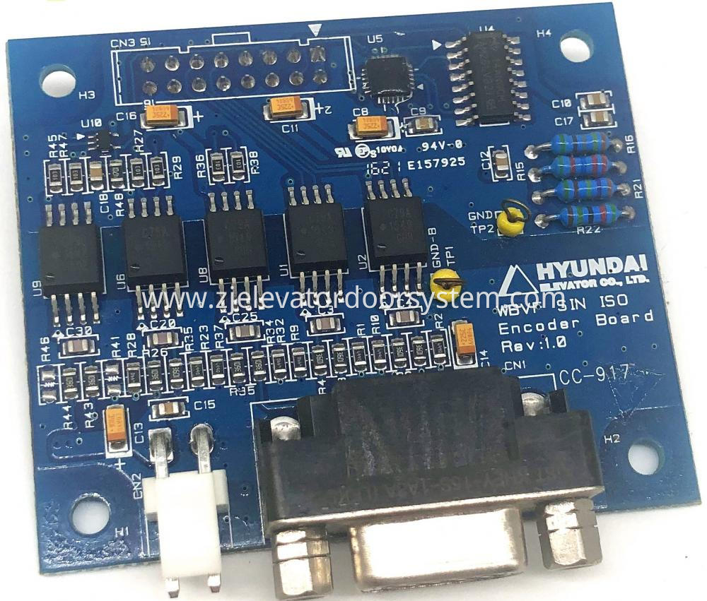 Hyundai Elevator WBVF SIN ISO /Encoder Board Rev:1.0 / CC-917